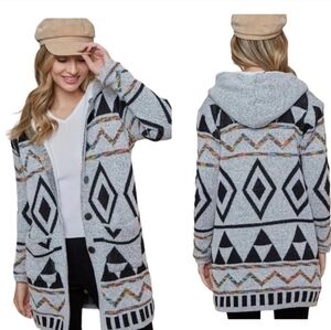 Sherpa Lined Hooded Sweater
